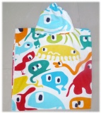 hooded beach towel for kids ht0034