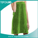 solid color green beach towel wrap br0256