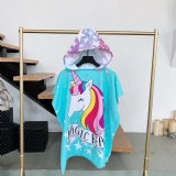 hooded towel  for Girls  Kids and Toddlers Cotton Mermaid Cover ups