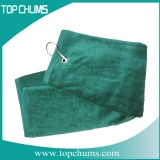 lime green golf towel