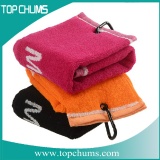 pink golf towel