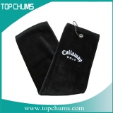 custom name terry velour cotton golf towel