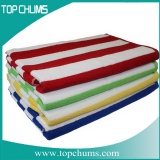 black and white striped bath towel br0035